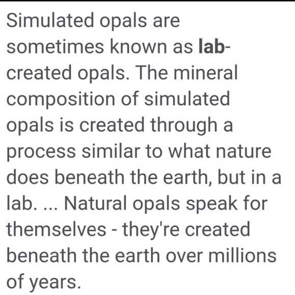 New lab created luxury Opal ring, Fire Opals, Opal jewelry - Picture 6 of 7